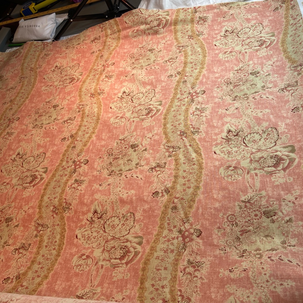 Vintage Fabric Made in England Cotton “Keisha” A Ramin 3 Yards, 5 inches x 54” - Picture 4 of 10